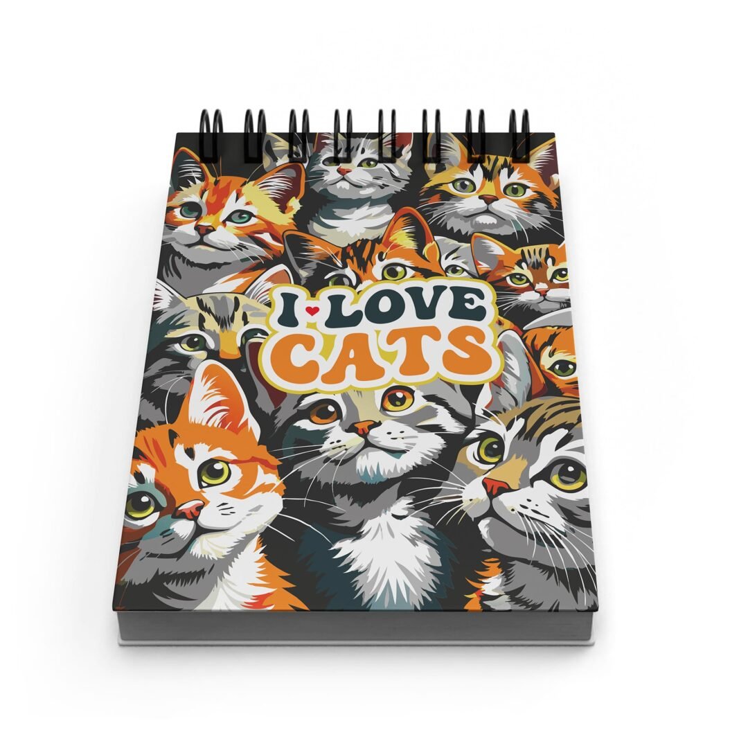 Bloco de Notas 10x15cm - Gatos - I Love Cats