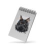 Bloco de Notas 10x15cm - Gatos - Grafiti Gato Preto
