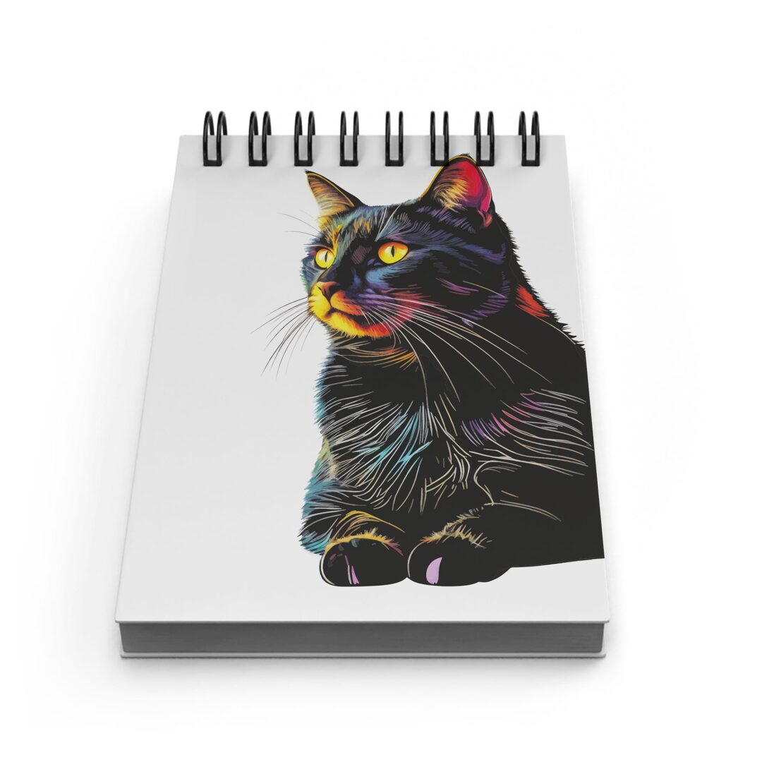 Bloco de Notas 10x15cm - Gatos - Gato Preto