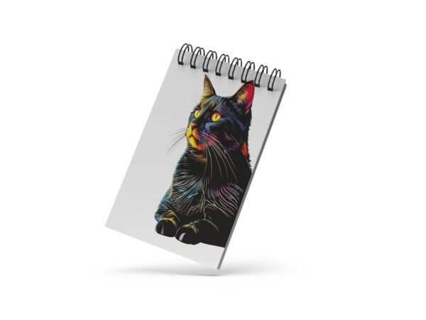 Bloco de Notas 10x15cm - Gatos - Gato Preto