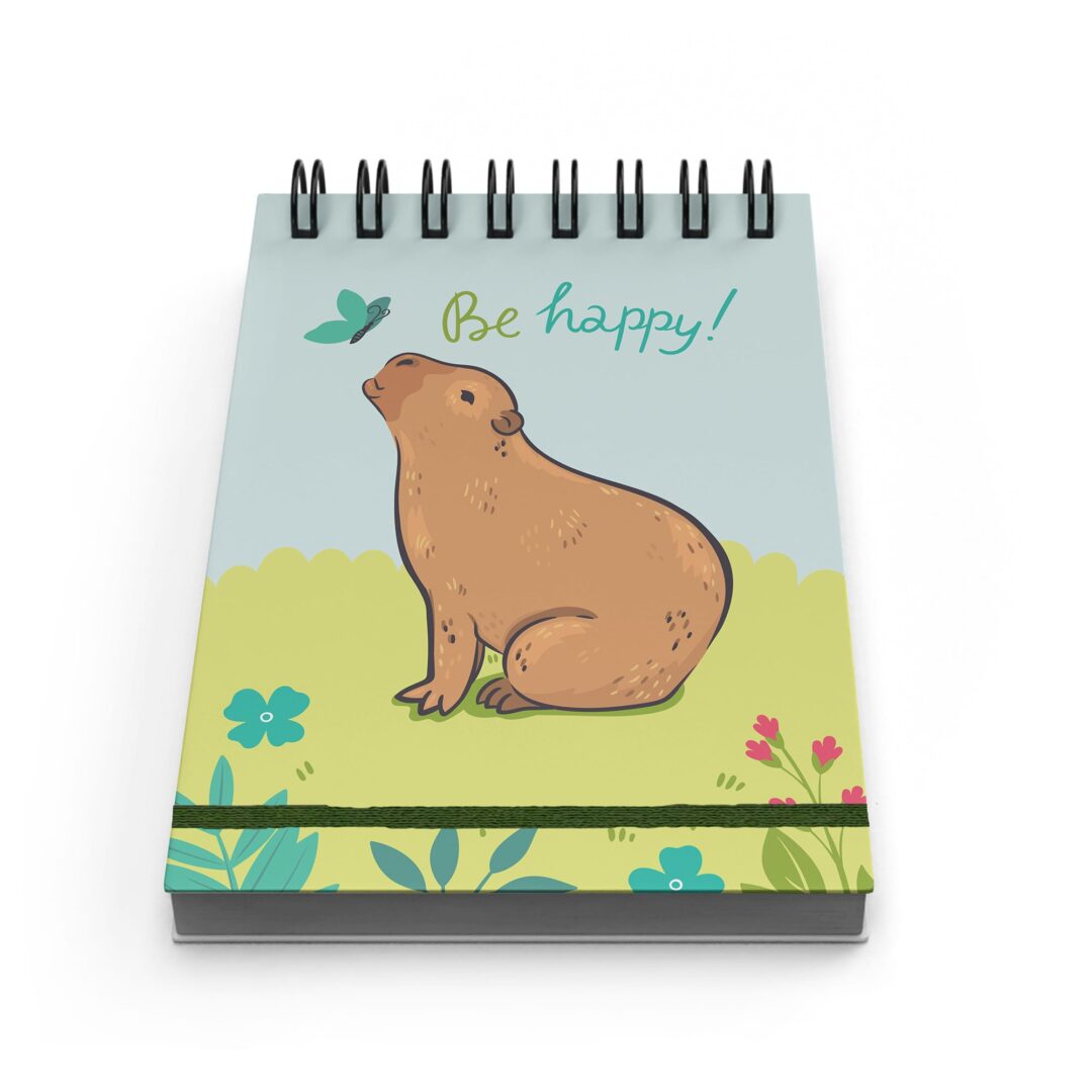 Bloco de Notas 10x15cm - Capivara - Be Happy