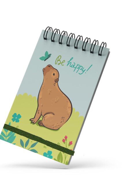 Bloco de Notas 10x15cm - Capivara - Be Happy