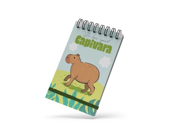 Bloco de Notas 10x15cm - Capivara - De Boa Igual Capivara