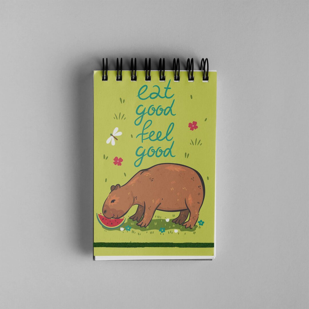 Bloco de Notas 10x15cm - Capivara - Feel Good