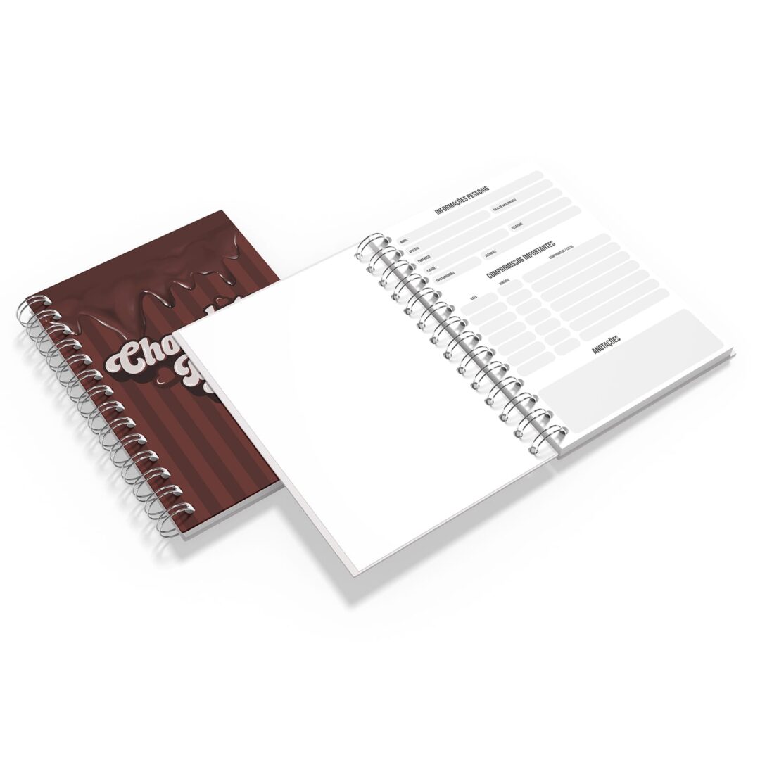 Caderno Grande 19x27 - Páscoa - Chocolate Day