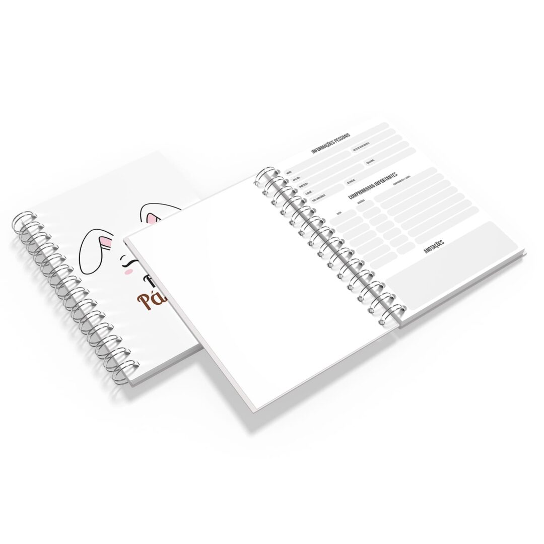 Caderno Grande 19x27 - Páscoa - Coelhinho Branco