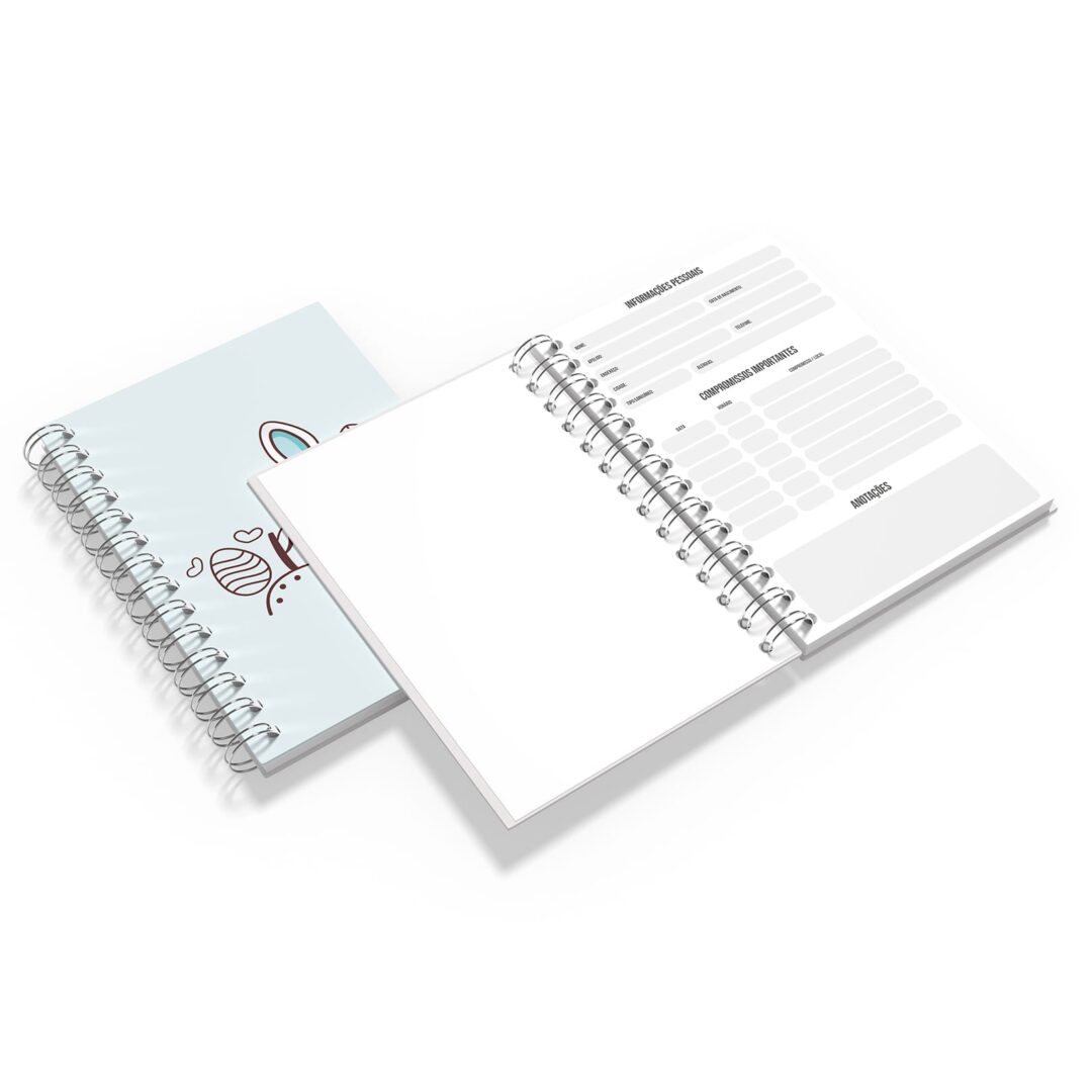 Caderno Grande 19x27 - Páscoa - Feliz Páscoa - Azul