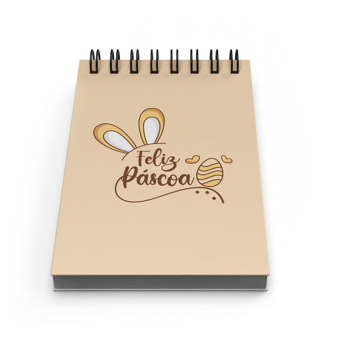Bloco de Notas 10x15cm - Páscoa - Feliz Páscoa - Amarelo