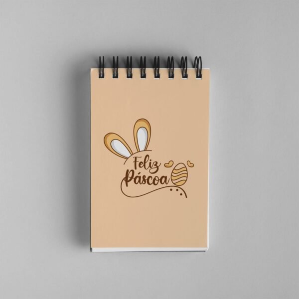 Bloco de Notas 10x15cm - Páscoa - Feliz Páscoa - Amarelo - Imagem 3