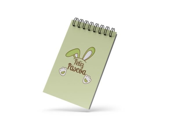 Bloco de Notas 10x15cm - Páscoa - Feliz Páscoa - Verde