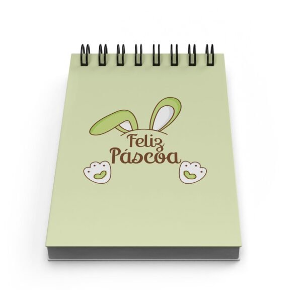 Bloco de Notas 10x15cm - Páscoa - Feliz Páscoa - Verde - Imagem 3