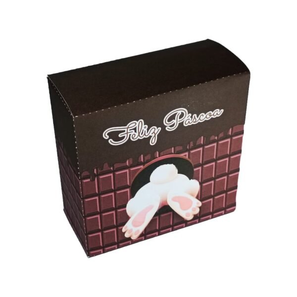 Caixa Temática 12x12x6cm - Feliz Páscoa - 10 Unidades