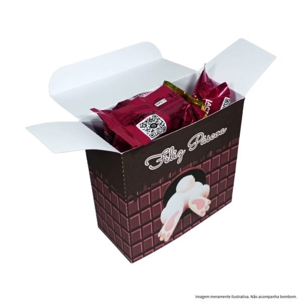 Caixa Temática 12x12x6cm - Feliz Páscoa - 10 Unidades - Imagem 2