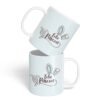 Caneca Cerâmica - Páscoa - Feliz Páscoa - Azul