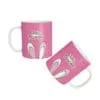 Caneca Cerâmica - Páscoa - Orelha do Coelho - Rosa - Image 2