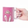Caneca Cerâmica - Páscoa - Orelha do Coelho - Rosa - Image 3