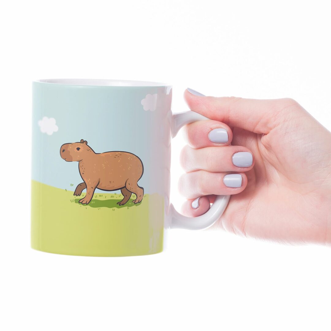 Caneca Cerâmica - Capivara - De Boa Igual Capivara