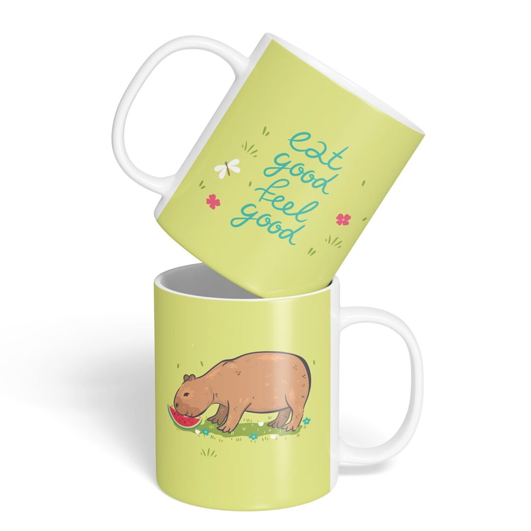 Caneca Cerâmica - Capivara - Feel Good
