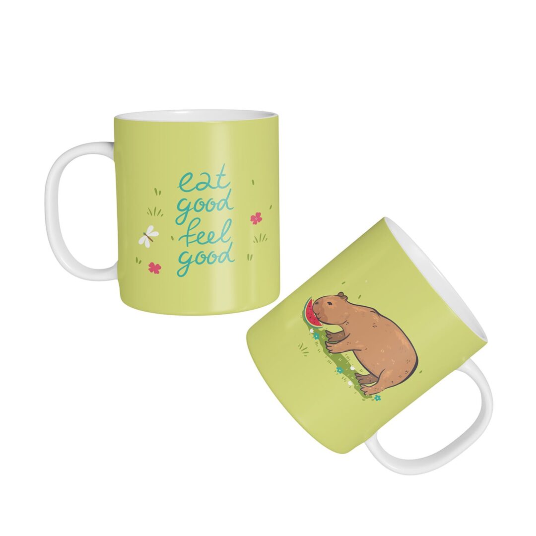 Caneca Cerâmica - Capivara - Feel Good