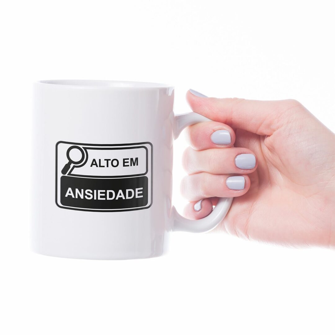 Caneca Cerâmica - Alto em Ansiedade