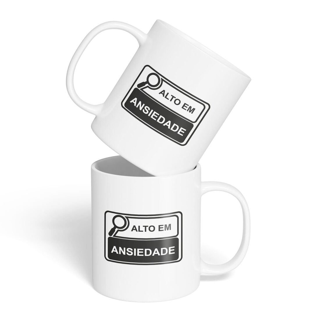 Caneca Cerâmica - Alto em Ansiedade