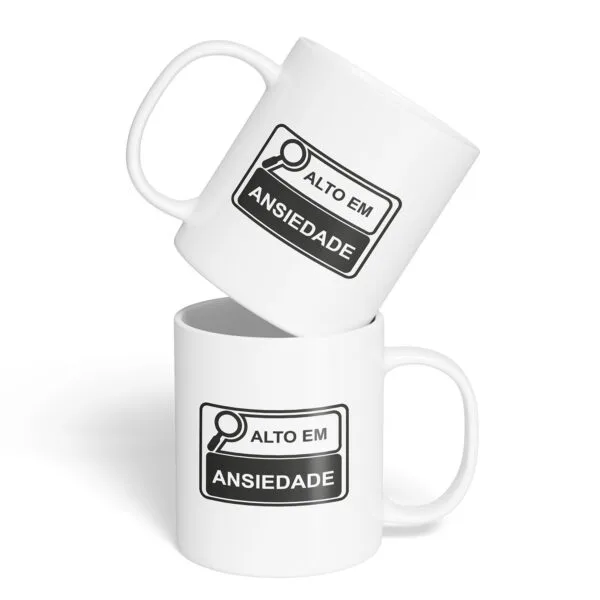 Caneca Cerâmica - Alto em Ansiedade