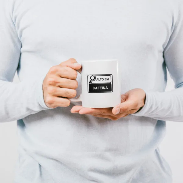 Caneca Cerâmica - Alto em Cafeína - Image 3