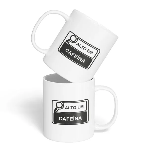 Caneca Cerâmica - Alto em Cafeína