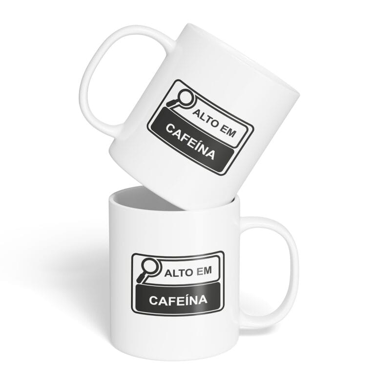 Caneca Cerâmica – Alto em Cafeína