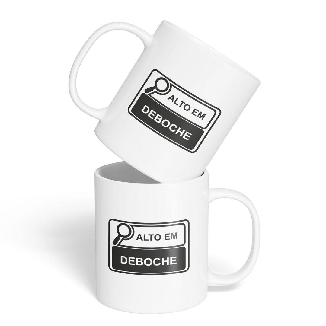 Caneca Cerâmica - Alto em Deboche