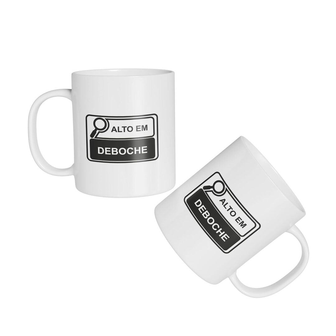 Caneca Cerâmica - Alto em Deboche