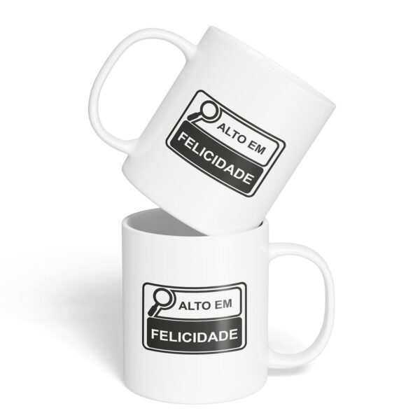 Caneca Cerâmica - Alto em Felicidade