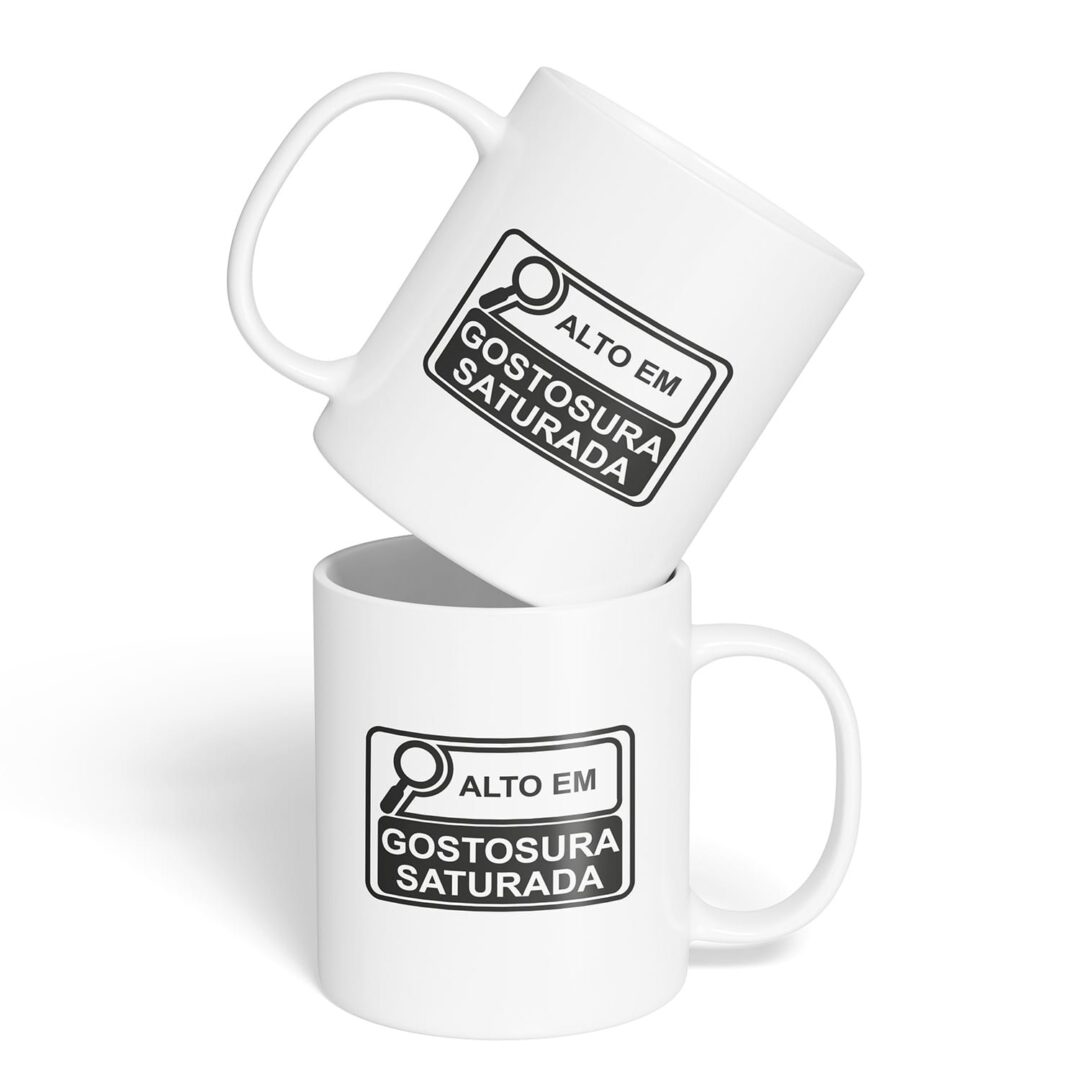 Caneca Cerâmica - Alto em Gostosura Saturada