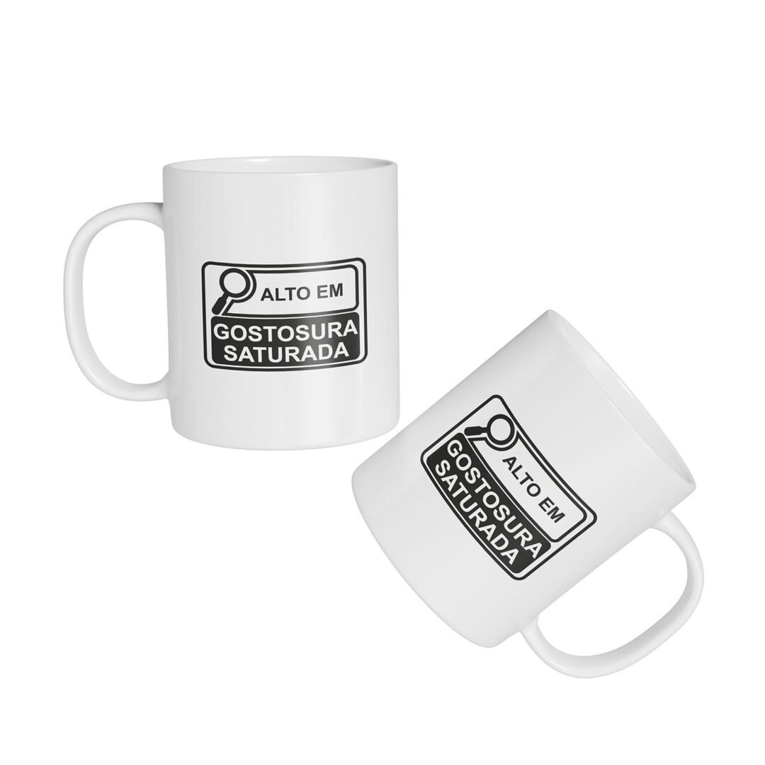 Caneca Cerâmica - Alto em Gostosura Saturada