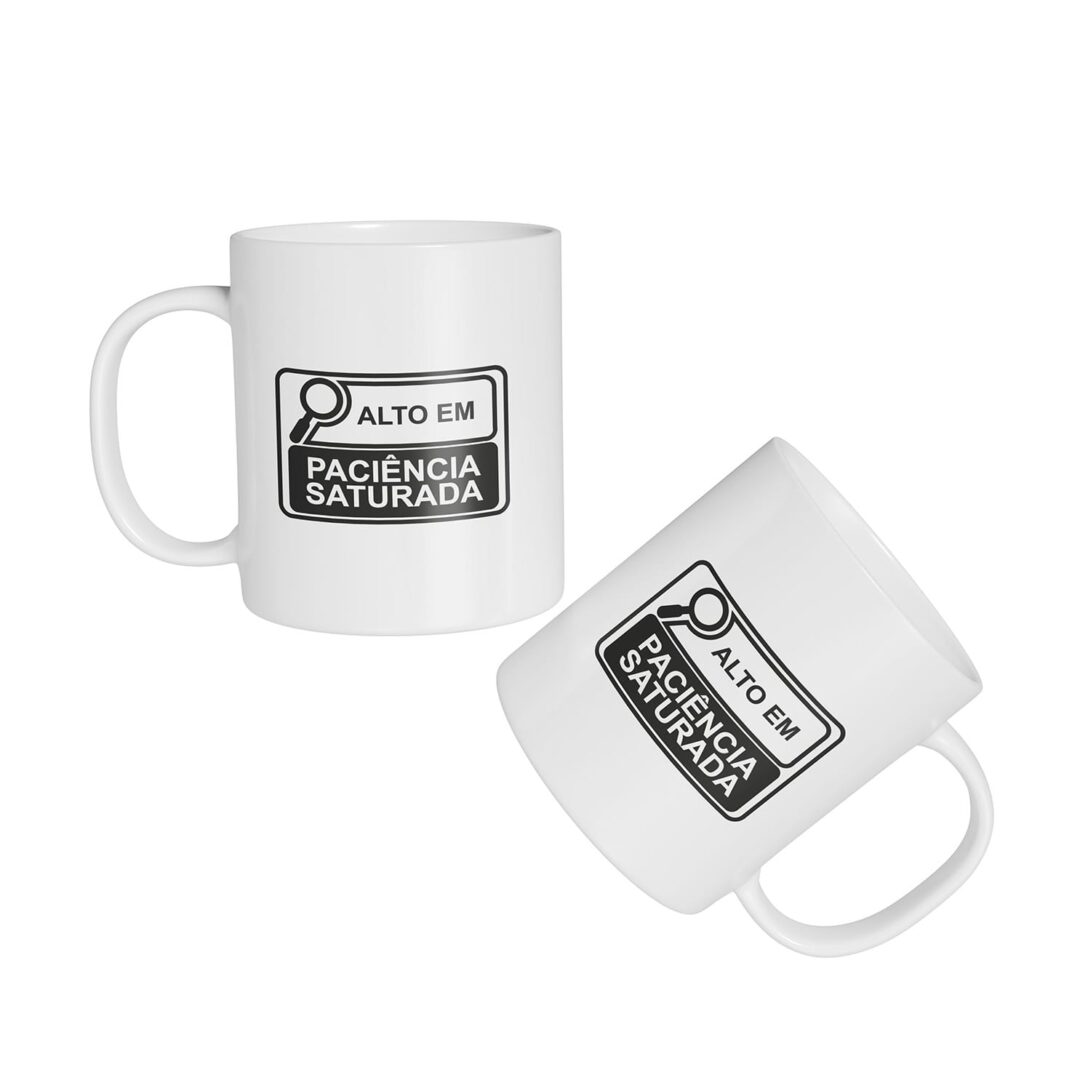 Caneca Cerâmica - Alto em Paciência Saturada