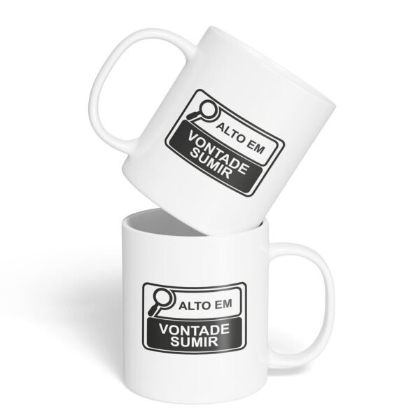 Caneca Cerâmica - Alto em Vontade de Sumir