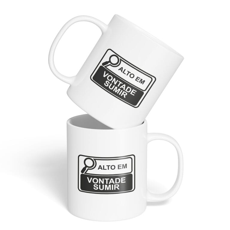 Caneca Cerâmica – Alto em Vontade de Sumir