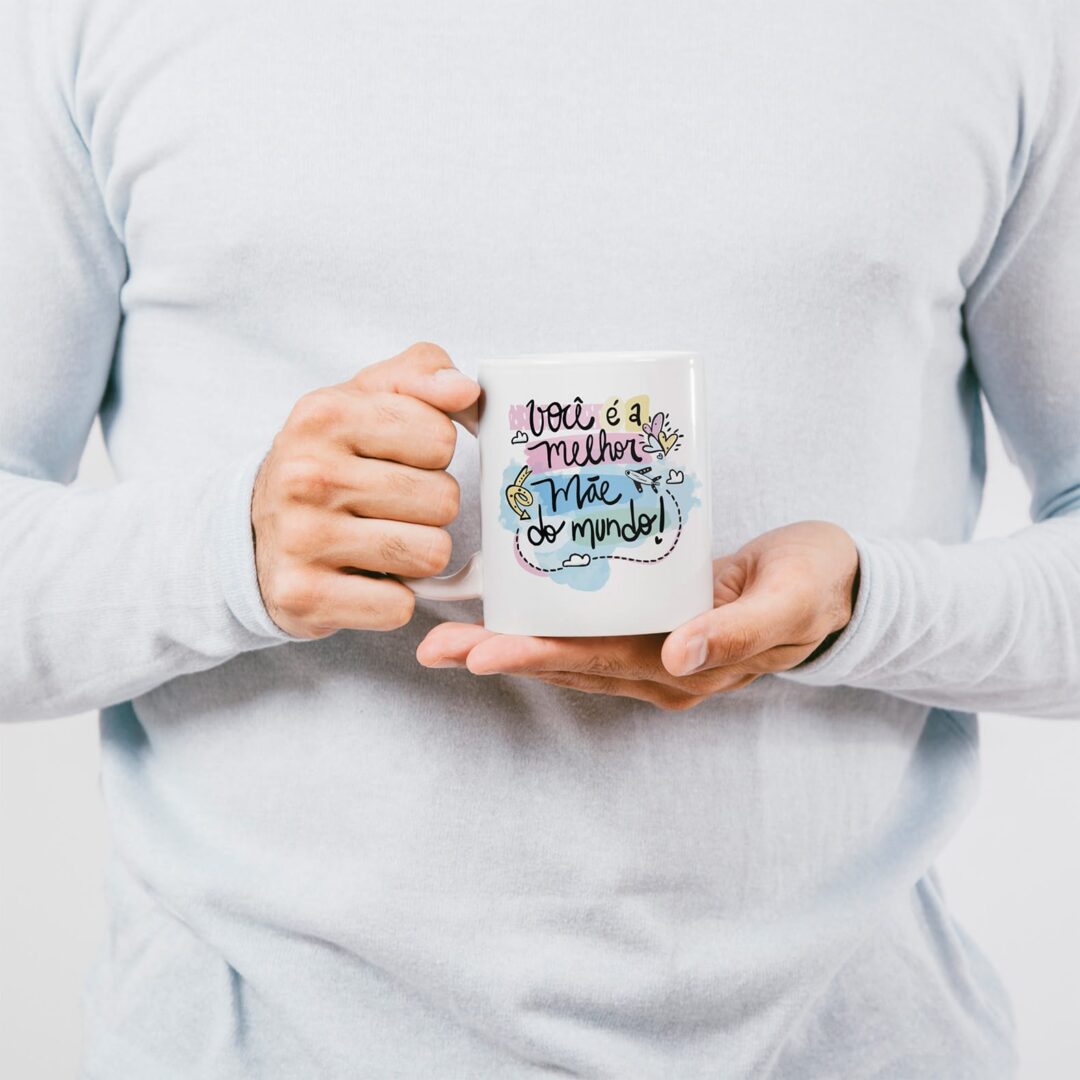Caneca Cerâmica - Dia das Mães - Melhor do Mundo