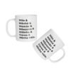 Caneca Cerâmica - Dia das Mães - Nomes para Mães