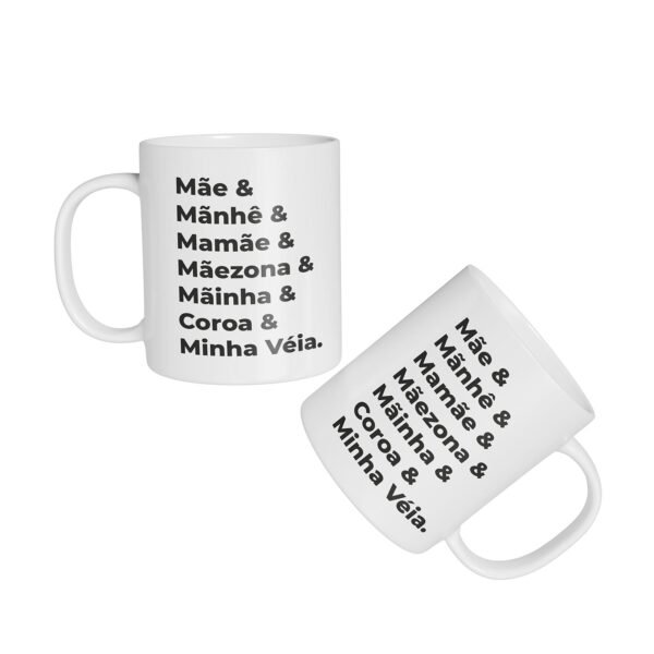 Caneca Cerâmica - Dia das Mães - Nomes para Mães