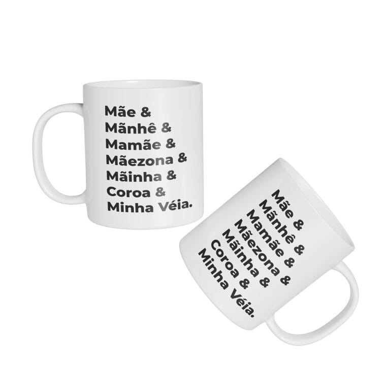 Caneca Cerâmica – Dia das Mães – Nomes para Mães