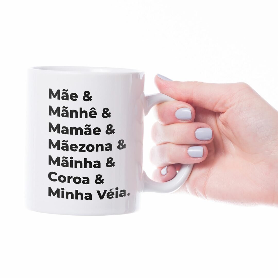 Caneca Cerâmica - Dia das Mães - Nomes para Mães