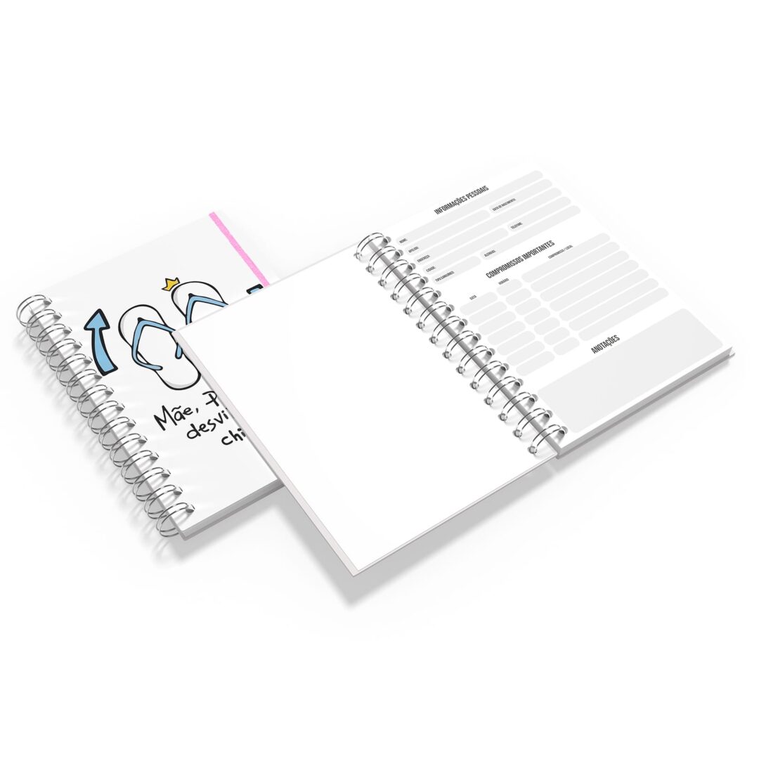 Caderno Grande 19x27cm - Dia das Mães - Desvirar Chinelos