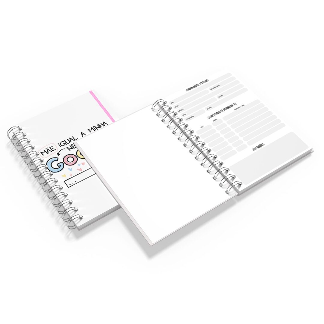 Caderno Grande 19x27cm - Dia das Mães - Igual Não Acha