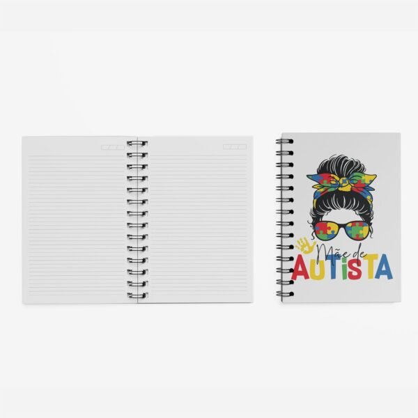 Caderno Grande 19x27cm - Dia das Mães - Mãe de Autista - Imagem 2