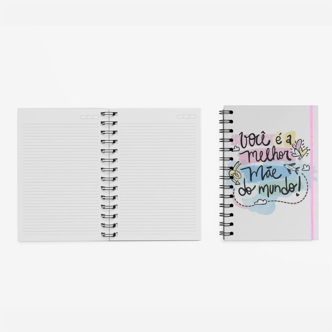 Caderno Grande 19x27cm - Dia das Mães - Melhor do Mundo