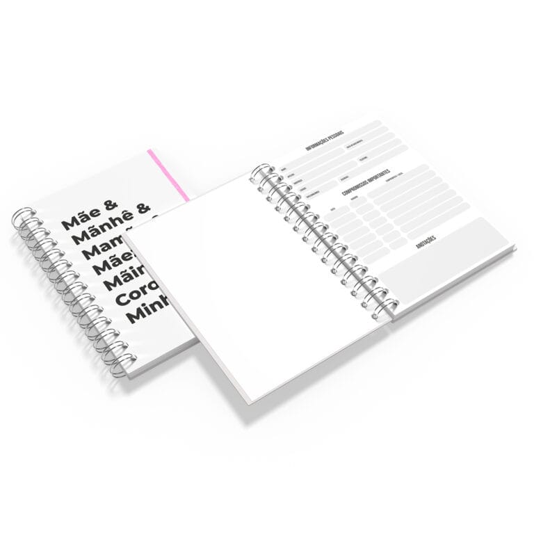 Caderno Grande 19x27cm – Dia das Mães – Nomes para Mães
