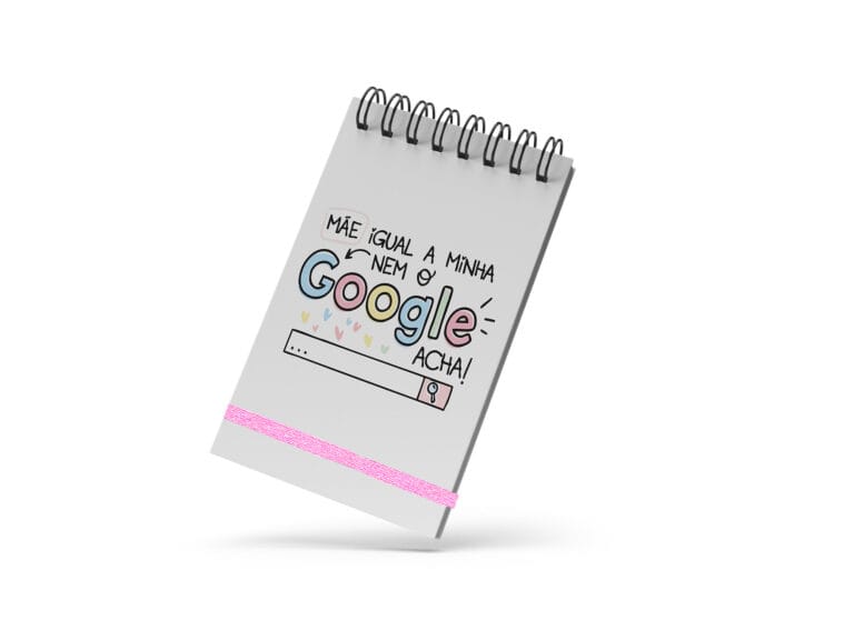 Bloco de Notas 10x15cm – Dia das Mães – Igual Não Acha