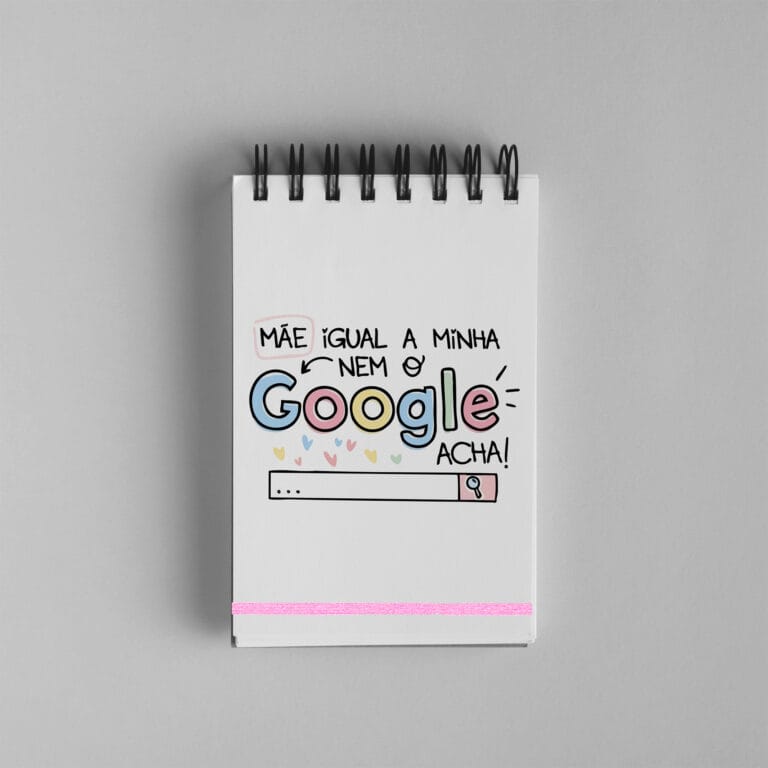 Bloco de Notas 10x15cm – Dia das Mães – Igual Não Acha