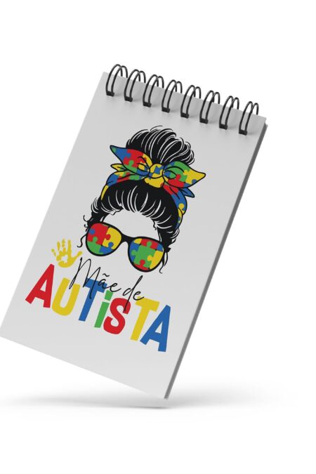 Bloco de Notas 10x15cm - Dia das Mães - Mãe de Autista